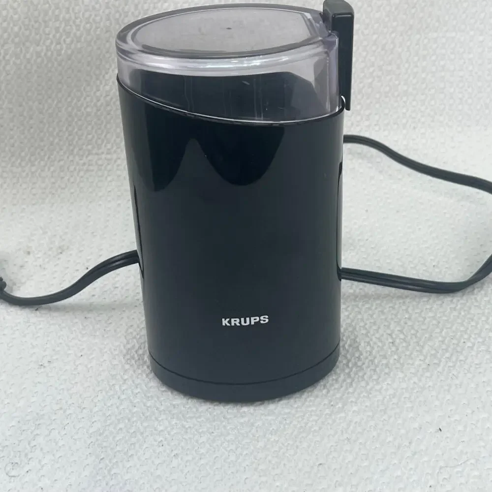 Krups Fast Touch Coffee Grinder Model 203-42 Black Electric Blade Tested Works